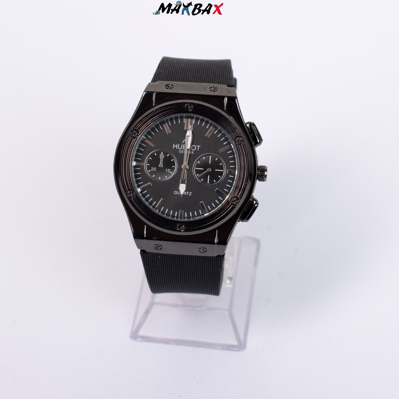 ساعت مچی مردانه HUBLOT مشکی کد 9575 (4) ساعت مچی مردانه HUBLOT مشکی کد 9575