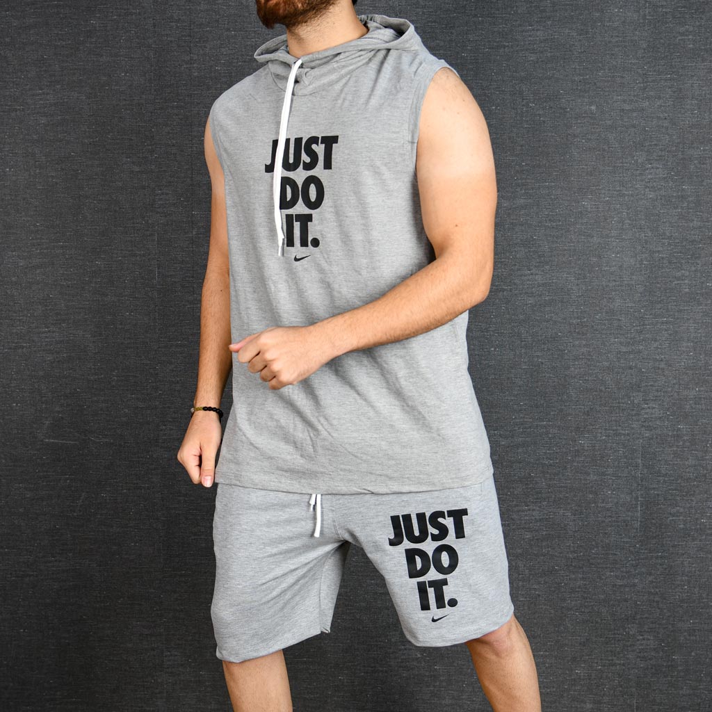 ست تاپ و شلوارک مردانه JUST DO IT کد 12442