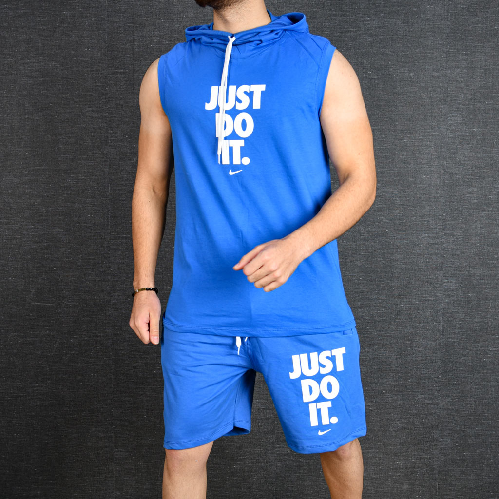 ست تاپ و شلوارک مردانه JUST DO IT کد 12442