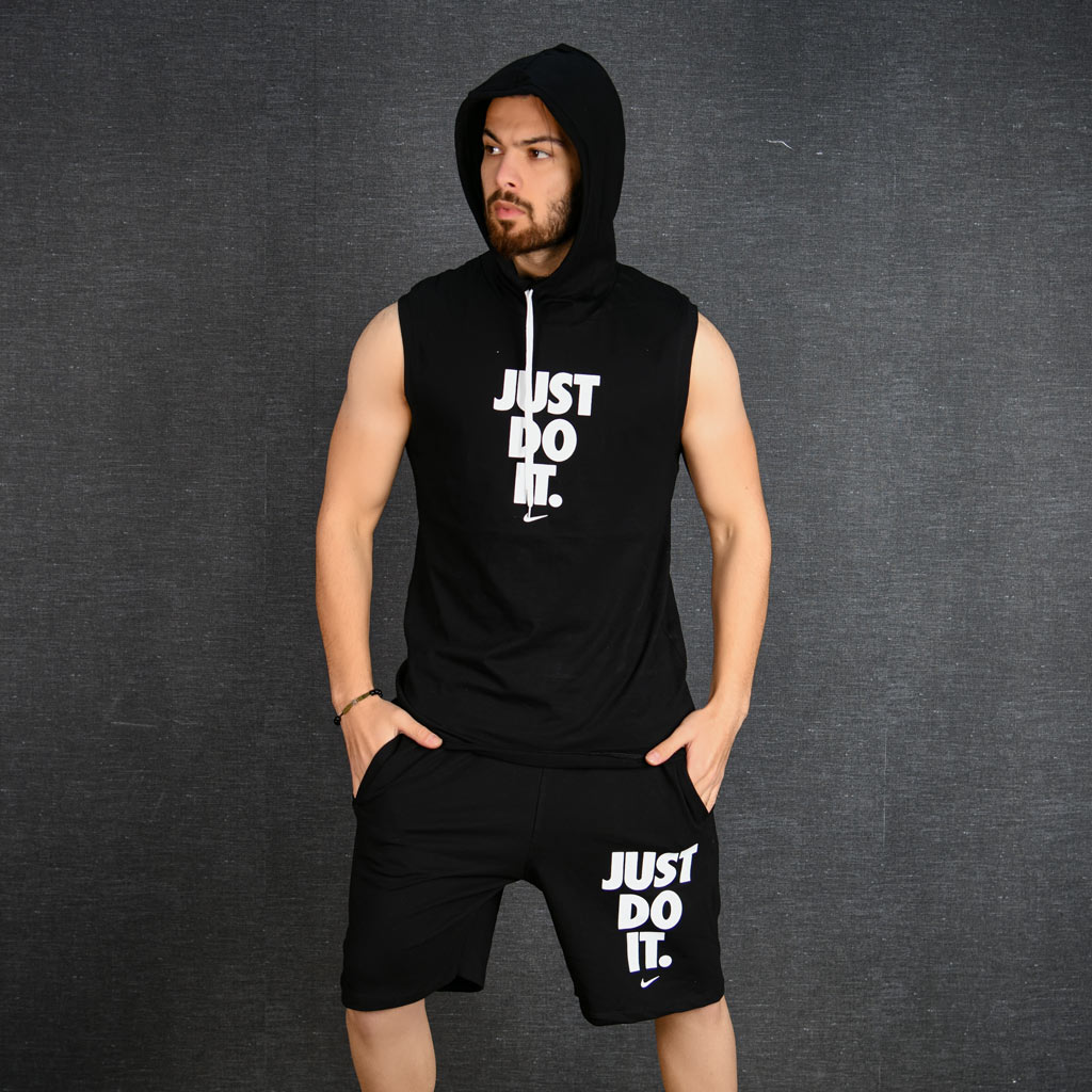 ست تاپ و شلوارک مردانه JUST DO IT کد 12442