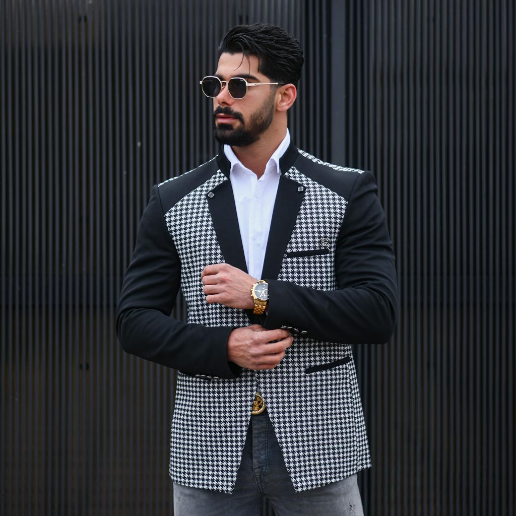 تک کت مردانه GUCCI مشکی کد 13162 تک کت مردانه GUCCI مشکی کد 13162