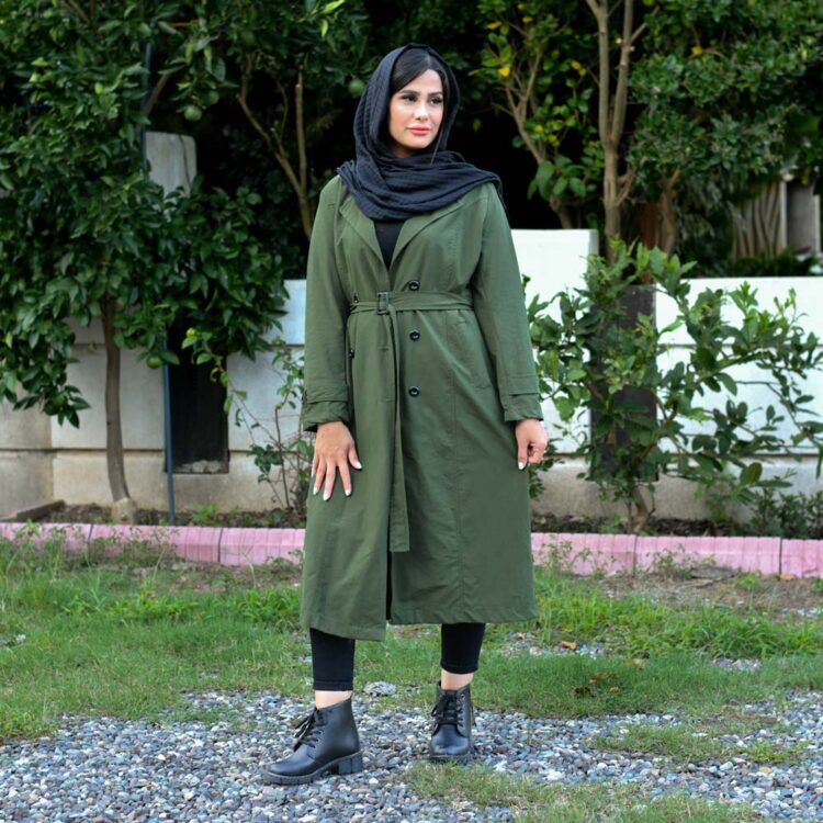 ترنچ کت بلند کد 17953