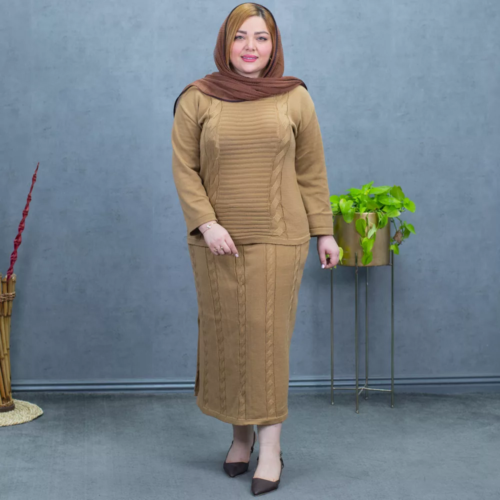 ست پلیور و دامن دخترانه کد 27472 ست پلیور و دامن دخترانه کد 27472