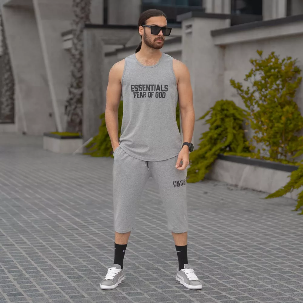 ست تاپ و شلوارک مردانه کد 28314