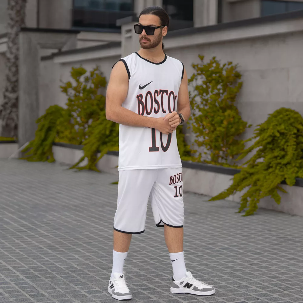 ست تاپ و شلوارک مردانه BOSTON کد 26826