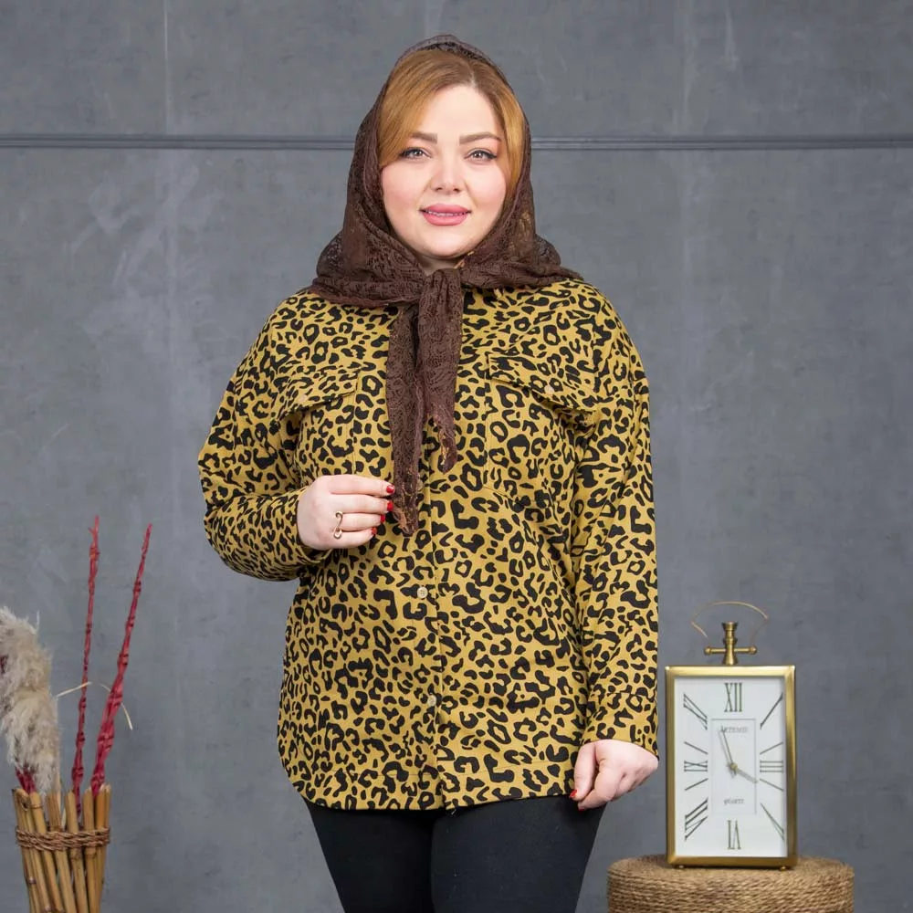شومیز دخترانه پلنگی کد 28347 شومیز دخترانه پلنگی کد 28347