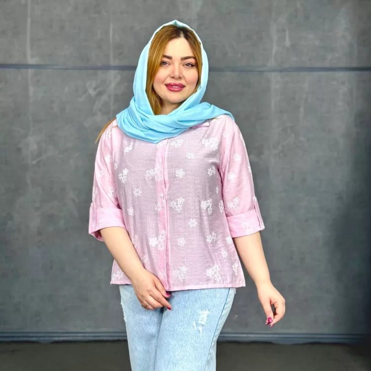 شومیز دخترانه گلدار کد 29416