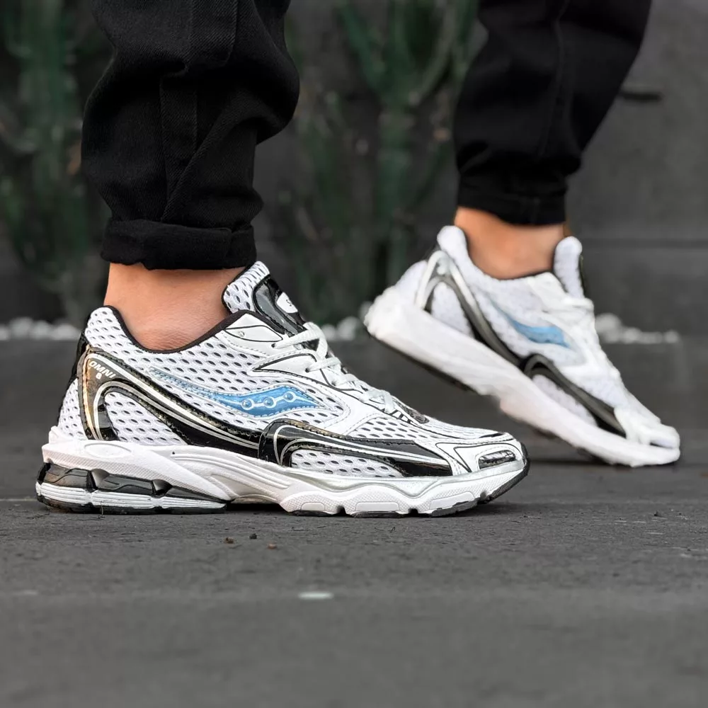 کتانی مردانه saucony سفید کد 29830