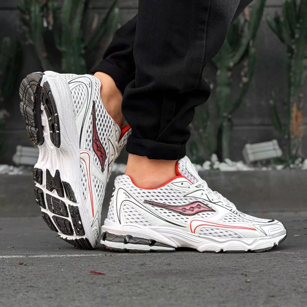 کتانی مردانه saucony سفید کد 29831