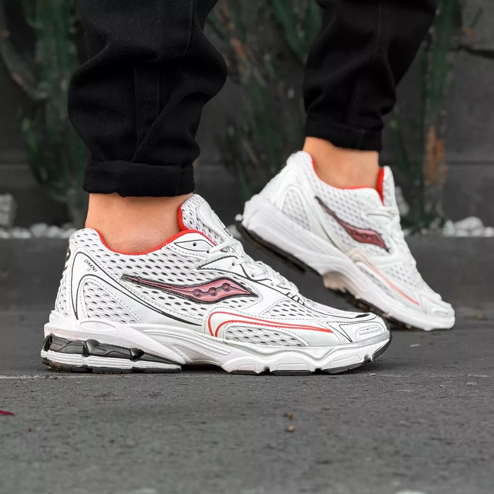 کتانی مردانه saucony سفید کد 29831
