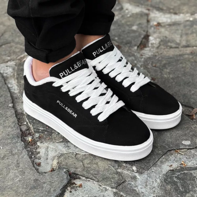 کتانی مردانه PULL&BEAR مشکی 29880
