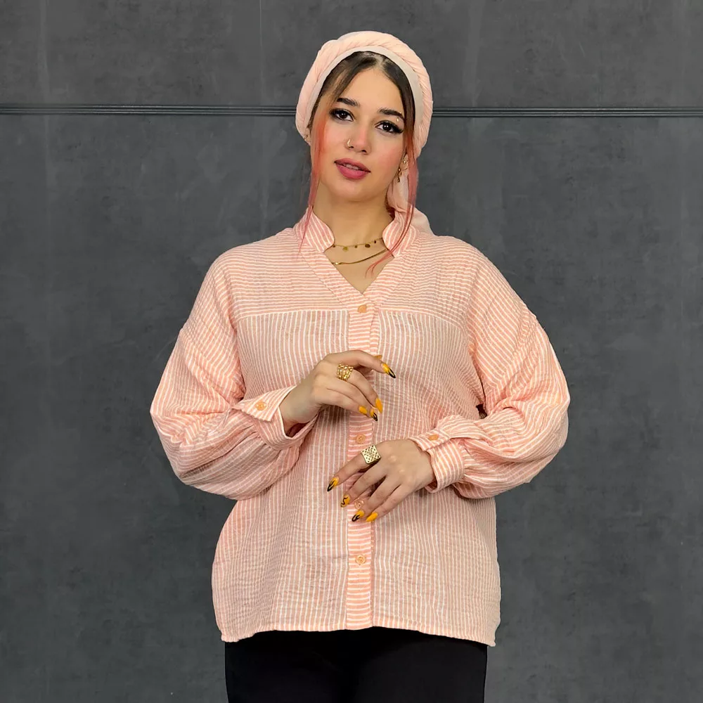 شومیز دخترانه راه راه کد 29843